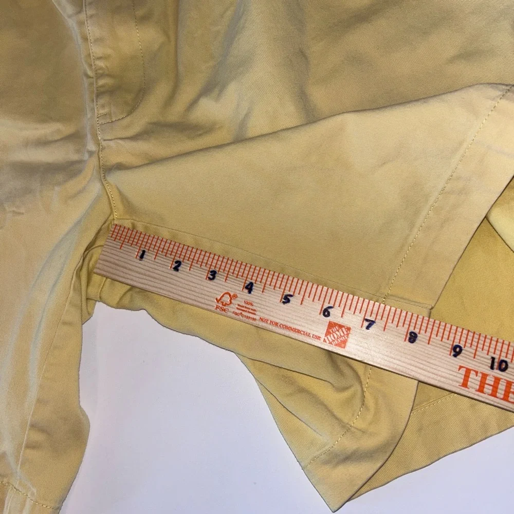 Polo Ralph Lauren Tyler Short, men’s pale yellow Classic Chino‎ Vintage size 36